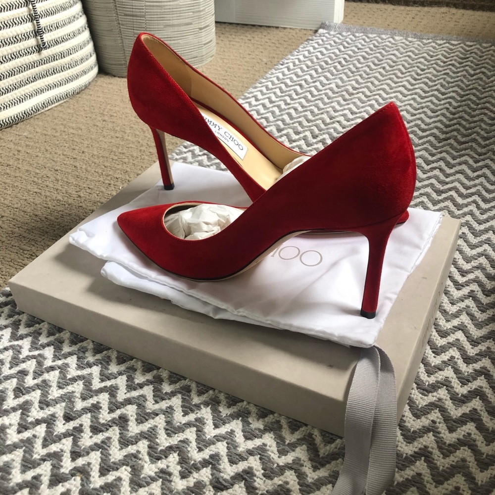 Jimmy choo red heels
